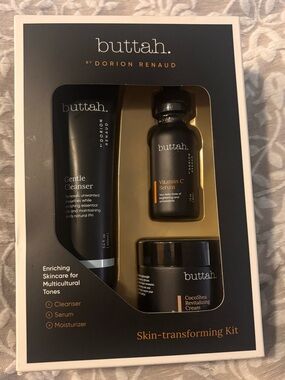 Buttah Skin-Transforming Kit | Vitamin C Serum | For Melanin-Rich Skin | NIB